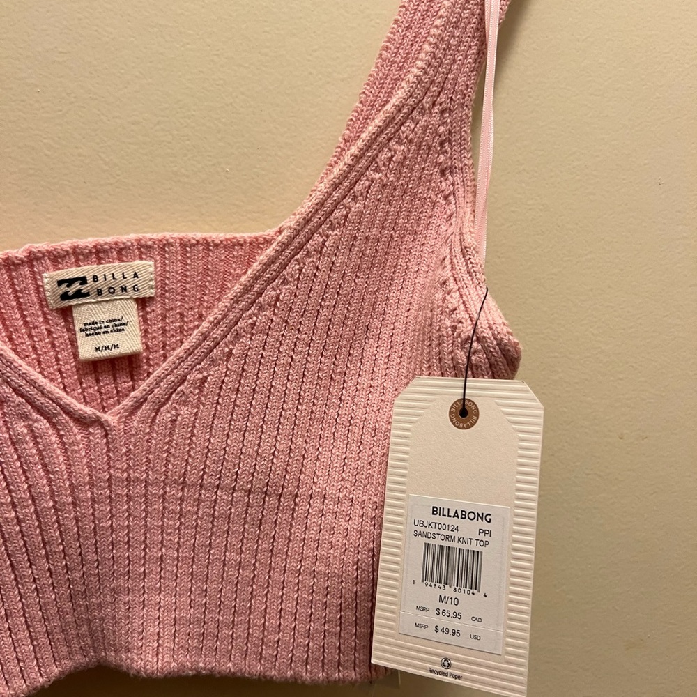 Billabong Blush Knit Crop Top